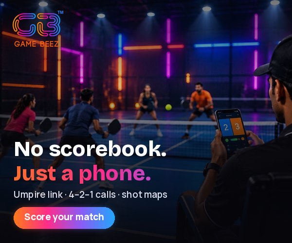 No scorebook. Just a phone.